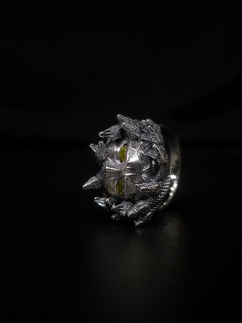 Medusa Silver Oxidised