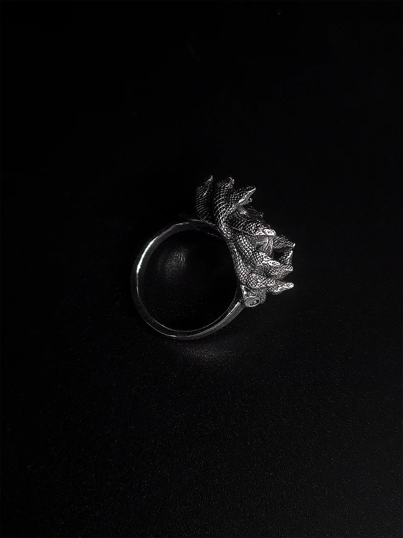 Medusa Silver Oxidised